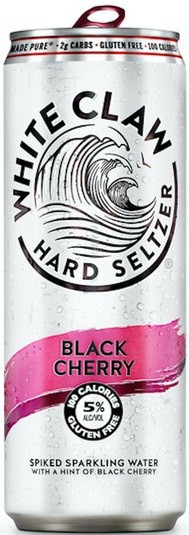 White Claw Hard Seltzer Can Black Cherry